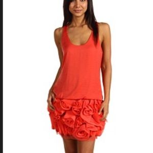 BCBG MAX AZRIA Coral cocktail dress